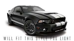 Ford Mustang Shelby Fog Light Halo Kit - ORACLE Lighting - LED - UV/Purple - `13-`14